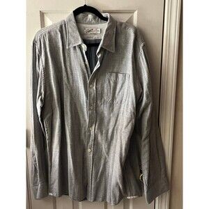 Grayers Clothiers Button-Down Shirt Men's XL Grey Long‎ Sleeve Casual
